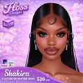Shakira Premade Mesh Head